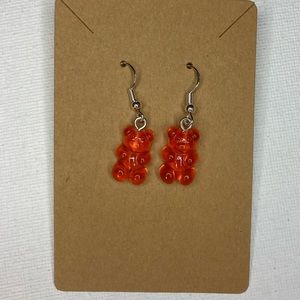 Red Gummy Bear Earrings